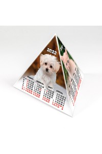 00203 Табель календарь пирамидка, Кошки, Собаки - 2022  (Настольный календарь, учет рабочего времени)